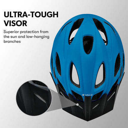 VALK Mountain Bike Helmet Small 54-56cm MTB Bicycle Cycling Safety Accessories.