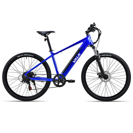 VALK Vortex 3 Electric Bike, Medium Frame Mountain ebike, Blue.