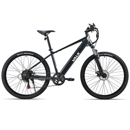 VALK Vortex 3 Electric Bike, Medium Frame Mountain ebike, Gunmetal Grey.