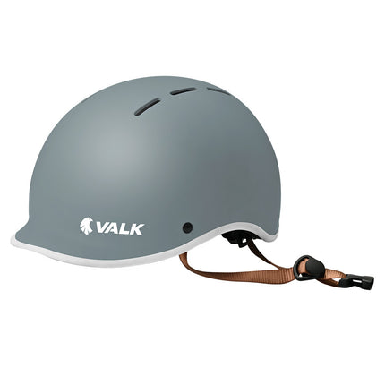 VALK Retro Bike Helmet, 56-61cm S, M, L Universal Dial Fit System, Graphite Blue.