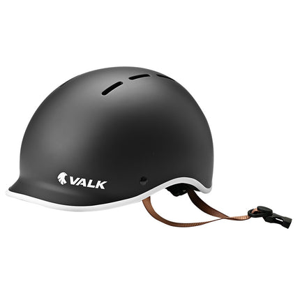 VALK Retro Bike Helmet, 56-61cm S, M, L Universal Dial Fit System, Graphite Blue.