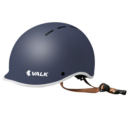 VALK Retro Bike Helmet, 56-61cm S, M, L Universal Dial Fit System, Shadow Navy.