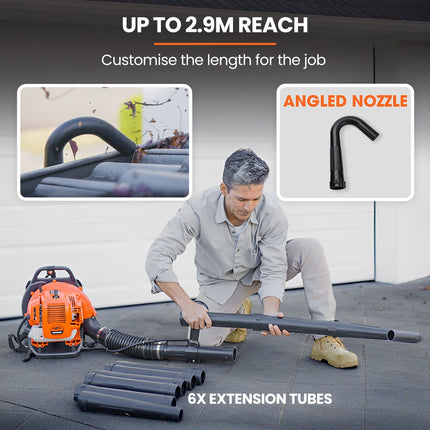 MTM 30CC Backpack Petrol Leaf Blower Yard Garden Commercial Outdoor.