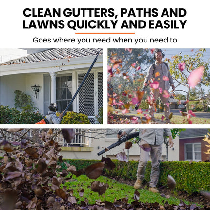 MTM 30CC Backpack Petrol Leaf Blower Yard Garden Commercial Outdoor.
