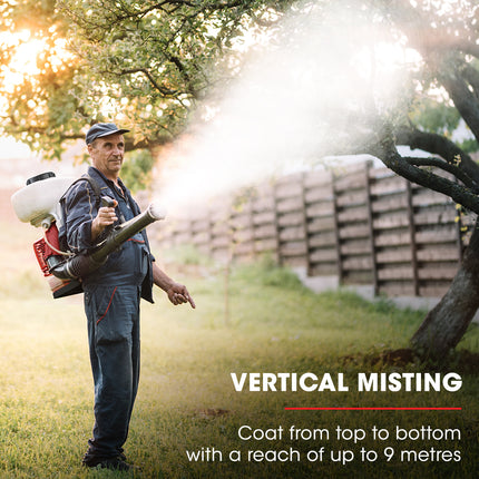 Baumr-AG Backpack 2-Stroke Petrol Powered Chemical Sprayer Fogger Mister Blower.
