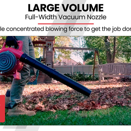 Baumr-AG Petrol Leaf Blower Vacuum 4 Stroke - Vac Garden Commercial Hand Outdoor.