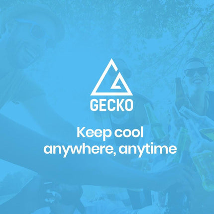 GECKO 95L Portable Upright Fridge and Freezer, 12V/24V for Camping, Caravans, Black.