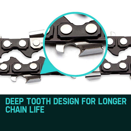2 x 12 Baumr-AG Chainsaw Chain 12in Bar Spare Part Replacement Suits Pole Saws.