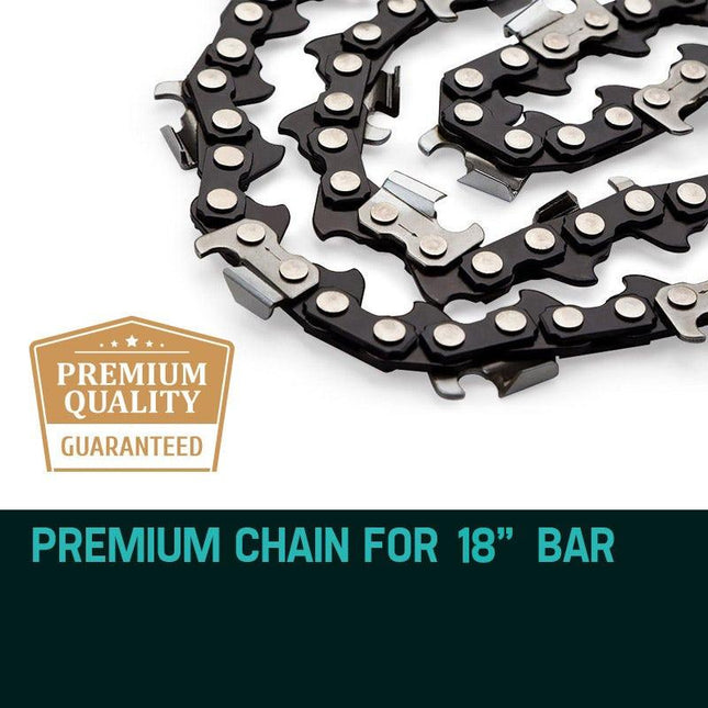 2 X 18 Baumr-AG Chainsaw Chain 18in Bar Replacement Suits SX45 45CC Saws.