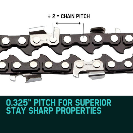 2 X 18 Baumr-AG Chainsaw Chain 18in Bar Replacement Suits SX45 45CC Saws.
