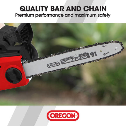 BAUMR-AG 2000W Electric Chainsaw, 16 Inch Oregon Bar and Chain.