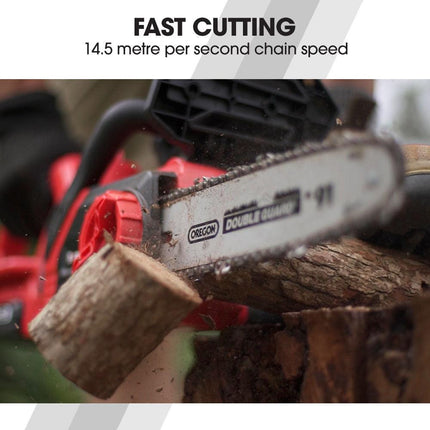 BAUMR-AG 2000W Electric Chainsaw, 16 Inch Oregon Bar and Chain.