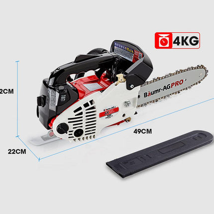 Baumr-AG 25CC Petrol Chainsaw Arborist 10 Bar Tree Pruning Garden Chain Saw.