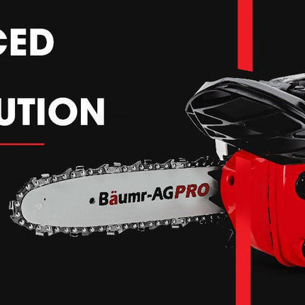 Baumr-AG 25CC Petrol Chainsaw Arborist 10 Bar Tree Pruning Garden Chain Saw.