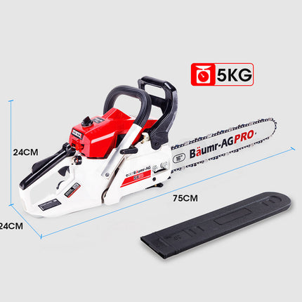 Baumr-AG 38CC Petrol Commercial Chainsaw 16 Bar E-Start 3.2 HP Chain Saw.