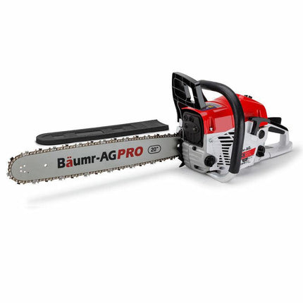 Baumr-AG 62CC Petrol Commercial Chainsaw 20 Bar E-Start Pruning Chain Saw.