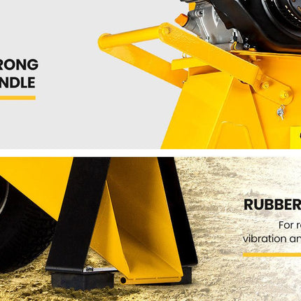 MICHIGAN 18HP 420cc Petrol Commercial Wood Chipper, Tree Mulcher - Ravenger 1750.