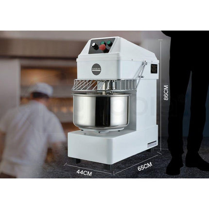EUROCHEF 30L Spiral Dough Mixer Commercial Machine Bakery Bread Kneader Litre Small.