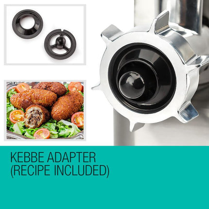 EuroChef Meat Grinder Electric Mincer Sausage Filler Kebbe Maker.