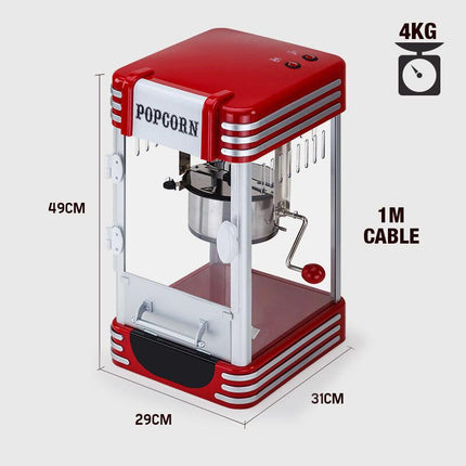 EuroChef Popcorn Machine - Popper Popping Classic Cooker Microwave.