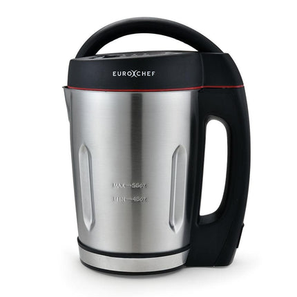 EUROCHEF Soup Maker Blender Smoothie Compact Hot Cold Stainless Steel Mixer.