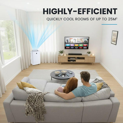 CARSON 3.5kW Portable Air Conditioner, with Dehumidifier Mode & Fan Cooler.