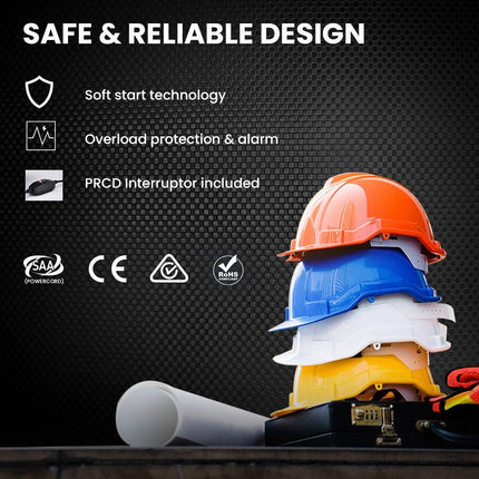BAUMR-AG 2400W Electric Concrete Saw 355mm Demolition Cutter Wet Dry Demo Tool Circular Cutting.