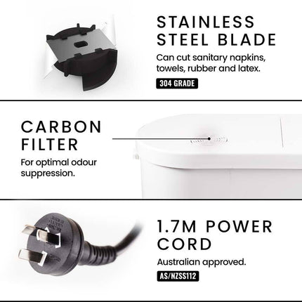 PROTEGE Macerator Pump 800W Commercial 4 Inlet for P-Trap Toilet Upflush Heavy-Duty.
