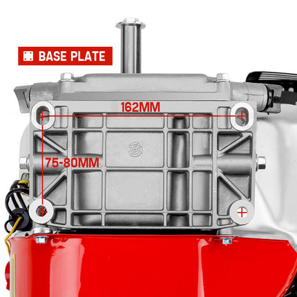 Baumr-AG 7HP Petrol Stationary Engine OHV 4-Stroke Horizontal Shaft Replacement Motor.