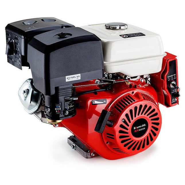 Baumr-AG 13HP Petrol Stationary Engine OHV 4 Stroke Horizontal Shaft Electric Start Motor.
