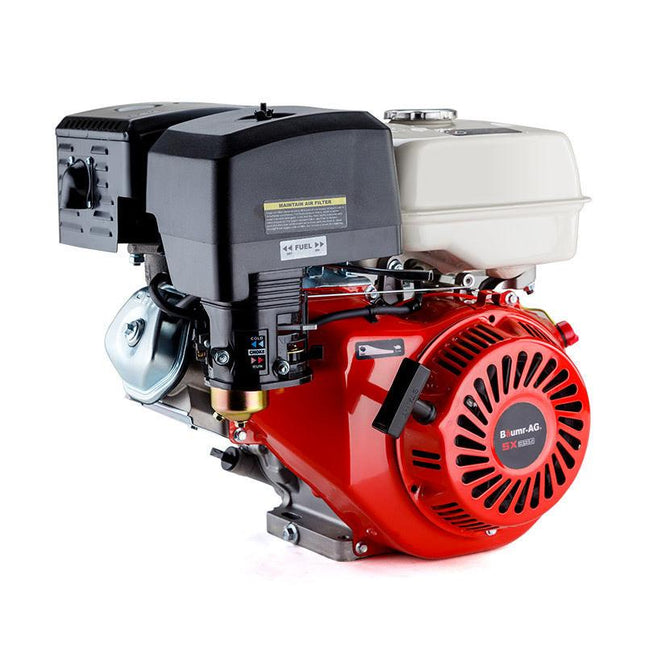 Baumr-AG 13HP Petrol Stationary Engine 4-stroke OHV Motor Horizontal Shaft Recoil Start.