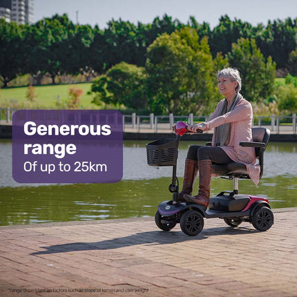 EQUIPMED 2-in-1 Folding Rollator Wheelchair Adjustable Mobility Walker w/ Park Brakes & Bag, Silver.