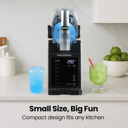 POLYCOOL 3L Slushie Frozen Drink Maker, Home Slush Machine, Fast Chilling, Easy Digital Controls.