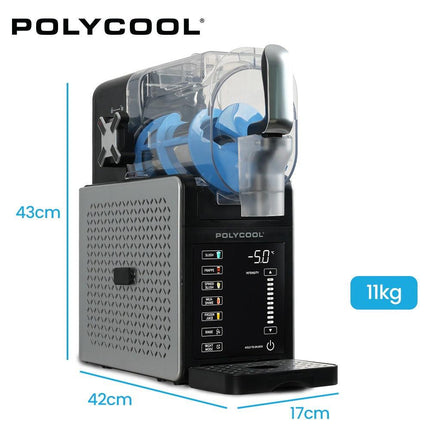 POLYCOOL 3L Slushie Frozen Drink Maker, Home Slush Machine, Fast Chilling, Easy Digital Controls.