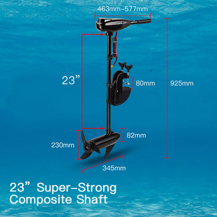 Striker 90LBS Electric Trolling Motor Inflatable Boat Outboard Fishing Marine.