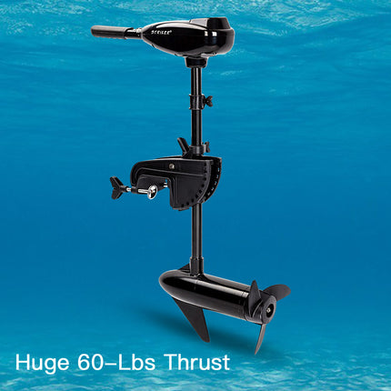 Striker 60LBS Electric Trolling Motor Inflatable Boat Fishing Marine Outboard Engine.