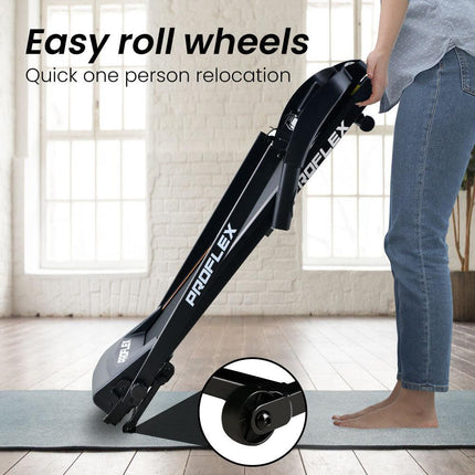 PROFLEX TRX3 Electric Treadmill, Compact Size, Foldable, USB/MP3, Pulse Sensors.