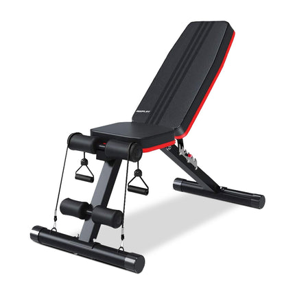PROFLEX Weight Bench Workout Gym Press Adjustable Lifting Fitness Folding Bands.