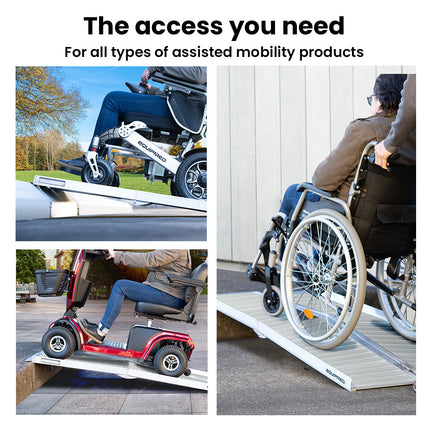 EQUIPMED Upright Rollator Walker with Forearm Rest Supports, Mobilty Aid with Seat, Grey.