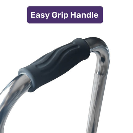Equipmed Bath and Shower Assistance Step Mobility Aid, 150kg Max Capacity, with Handle Height Adjustment.