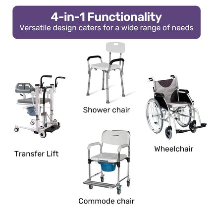 Equipmed Electric Adjustable Bed Backrest, German-Engineered Power Lifting Back Support with Remote Control, Full Length, Grey.