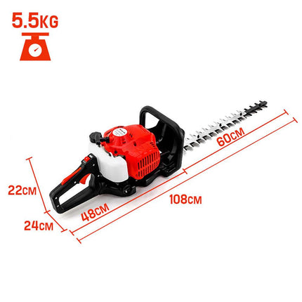 Baumr-AG 26CC Petrol Hedge Trimmer - 2-Stroke Clipper Saw Precision 24 Blade.