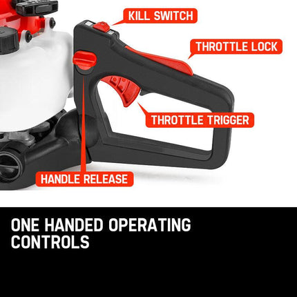 Baumr-AG 26CC Petrol Hedge Trimmer - 2-Stroke Clipper Saw Precision 24 Blade.