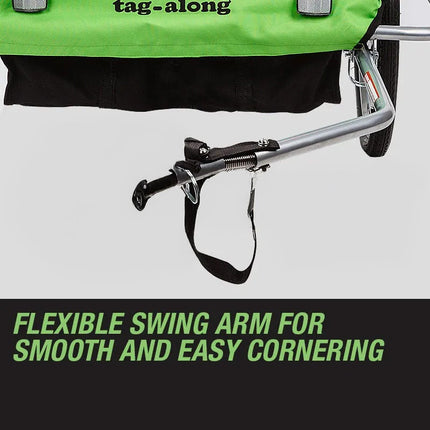 Tag-along Kids Bike Trailer Bicycle Pram Stroller Children Jogger Green.
