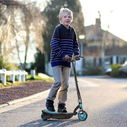 BULLET ZPS 6 Inch Kids Electric Scooter 140W 15km Children Ride On Toy Rechargeable Battery Blue.