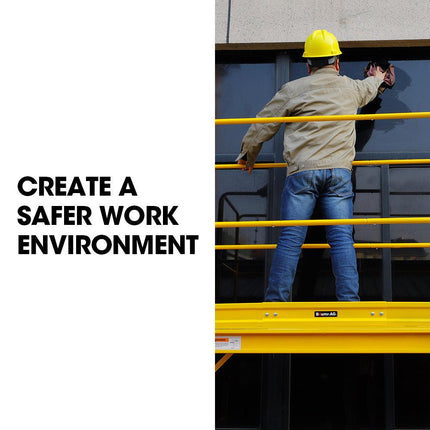Baumr-AG Safety Guard Rail for Adjustable Mobile Scaffold.