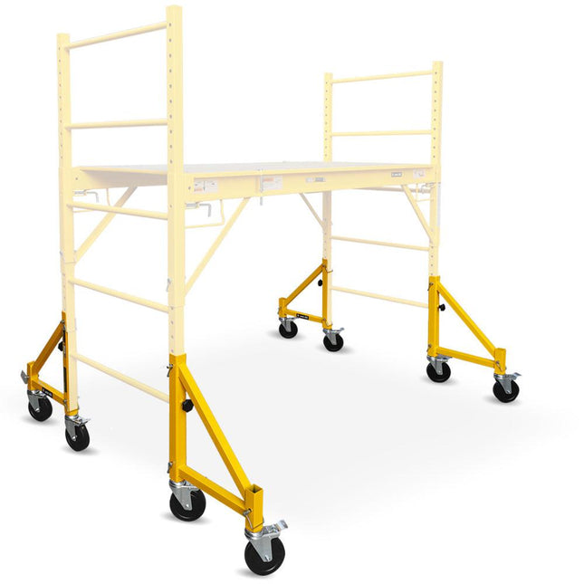 Baumr-AG Outrigger Wheel Set for Adjustable Mobile Scaffolding, 4pc.