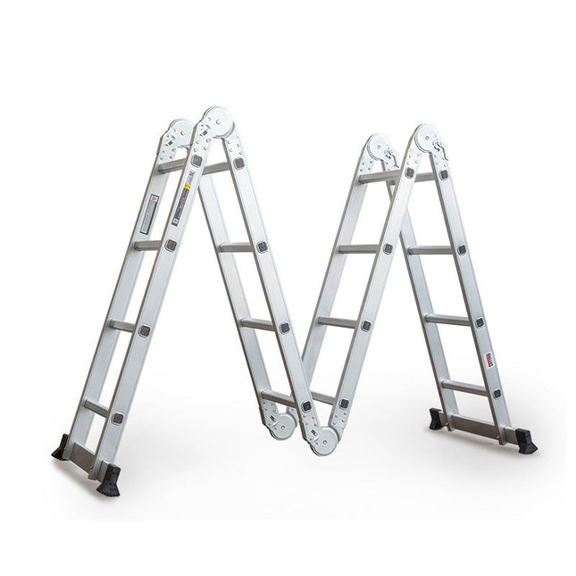 BULLET Pro 4.7m Multi-Purpose Ladder Aluminium Extension Folding Adjustable Step.