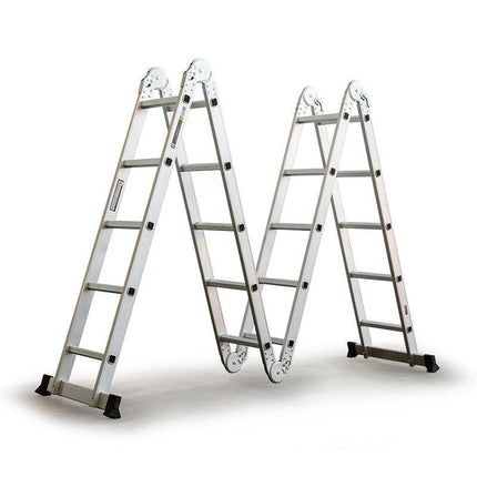 Bullet 5.8m Multipurpose Ladder Aluminium Extension Folding Adjustable Step.