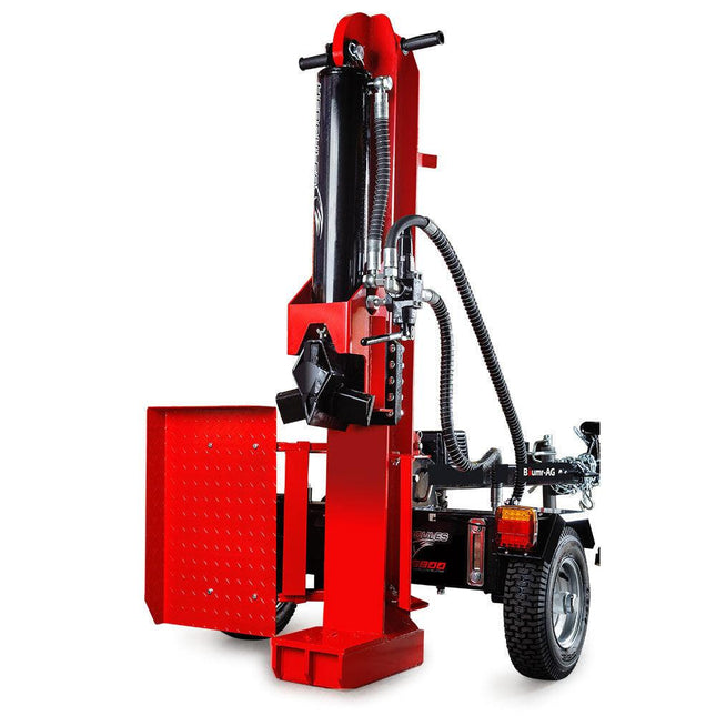Baumr-AG 60 Ton Diesel Log Splitter 60T Heavy-Duty Wood Cutter Hydraulic Fire Axe 4-Stroke Engine.